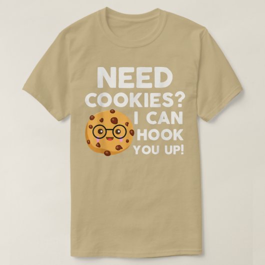 Ik heb koekjes nodig die je kunnen optillen. t-shirt (Design voorkant)