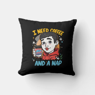 Ik heb koffie en een dutje nodig kussen