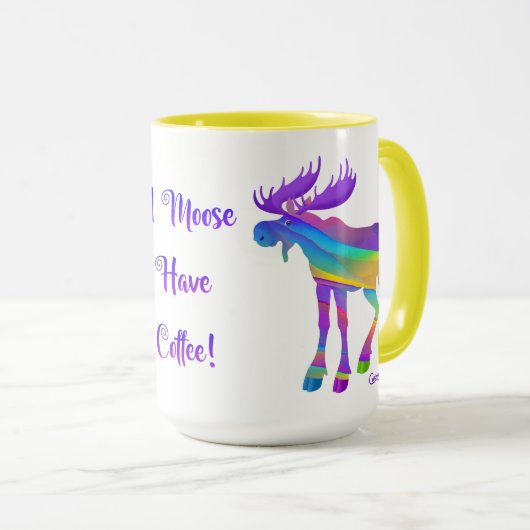 Ik heb koffie II - 15 oz. Mok (Voorkant rechts)