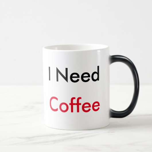 "Ik heb koffie nodig" koffie Mok (Rechts)