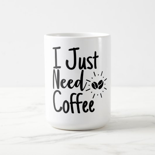 Ik heb koffie nodig koffiemok (Center)