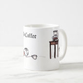 Ik heb koffie nodig. koffiemok (Voorkant rechts)
