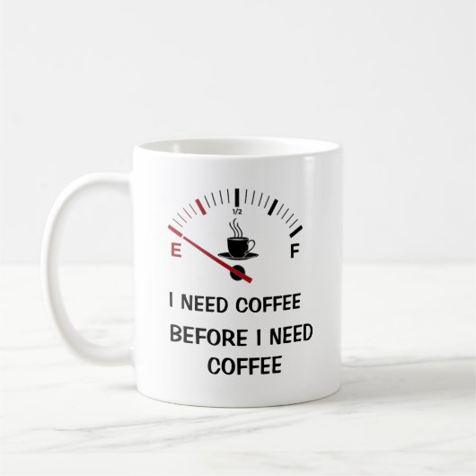 Ik heb koffie nodig voor de Mok (Links)
