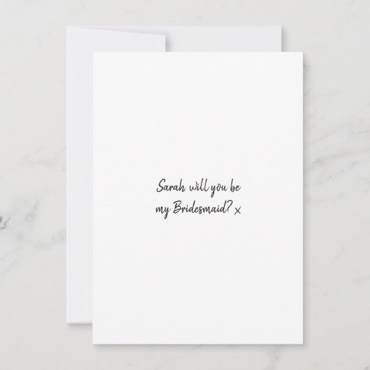 Ik heb koffie platte kaart nodig. (Achterkant)