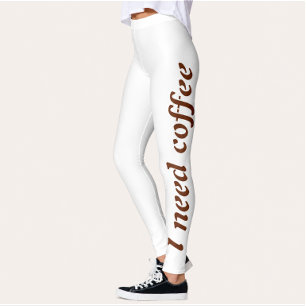 Ik heb koffie Workout Leggings voor vrouwen