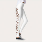 Ik heb koffie Workout Leggings voor vrouwen
