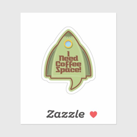 Ik heb koffieruimte nodig. Sticker (Vel)