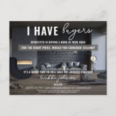 Ik heb kopers onroerend goed feestdagenkaart (Voorkant)