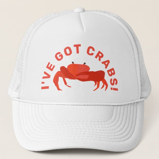 Ik heb krabben Cool Crab T-Shirt Trucker Pet (Voorkant)