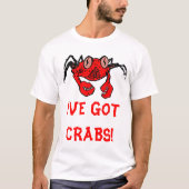 Ik heb krabben t-shirt (Voorkant)