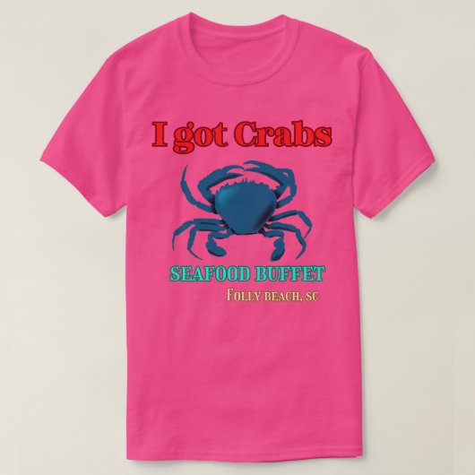 Ik heb krabben t-shirt (Design voorkant)