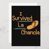 Ik heb La Chancla overleefd Funny Humor Mexicaanse (Voorkant / Achterkant)