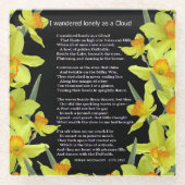 IK HEB LANGZAAM GEWANDERD ALS EEN CLOUD GLAZEN ONDERZETTER (Voorkant)