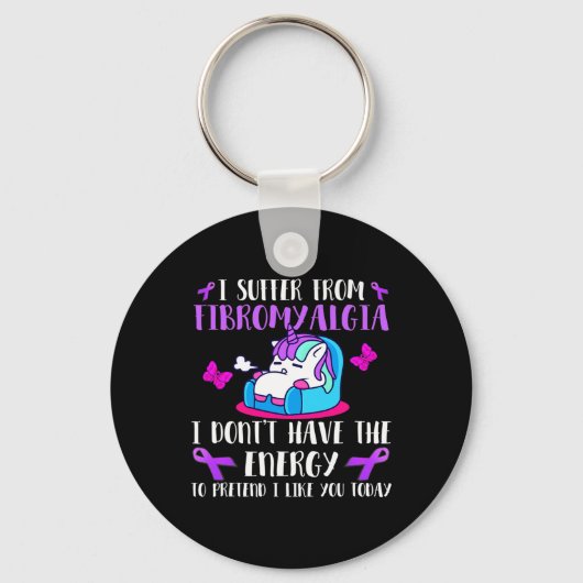 Ik heb last van fibromyalgie - kan fibromyalgie Dr Sleutelhanger (Voorkant)