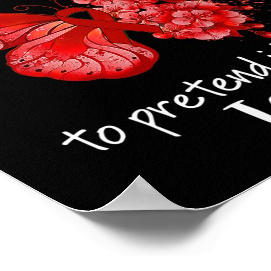 Ik heb last van hersenbewustmaking Butterfly B Poster (Hoek)