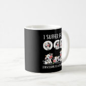 Ik heb last van OCS obsessieve Koe stoornis Koe Koffiemok (Voorkant rechts)