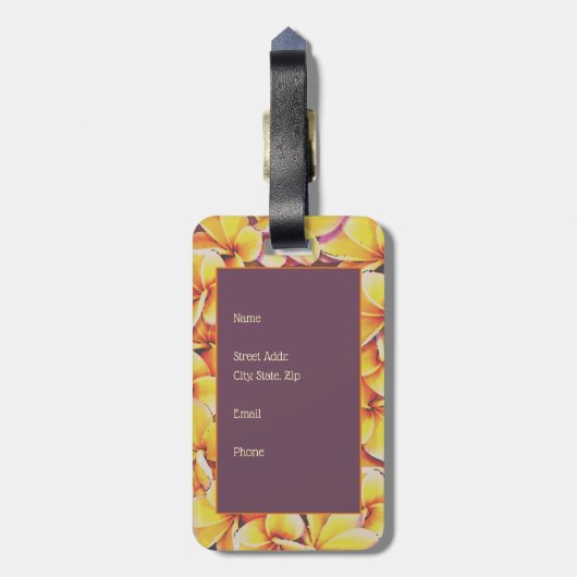 Ik heb Lei'd op Maui (aanpasbaar) Bagagelabel (Achterkant verticaal)