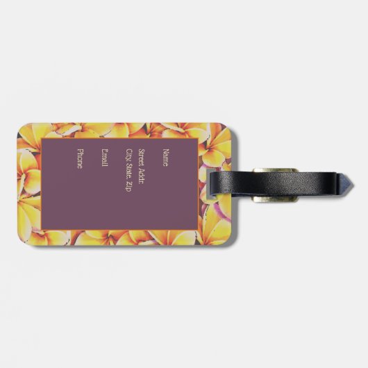 Ik heb Lei'd op Maui (aanpasbaar) Bagagelabel (Achterkant horizontaal)