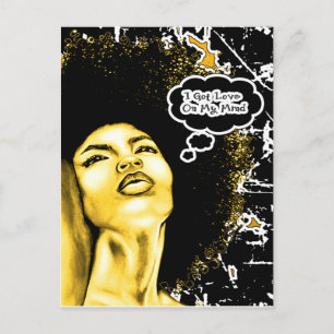 Ik heb liefde voor mijn geest briefkaart