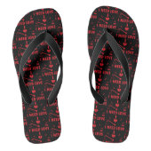 Ik heb liefdessnelheidsmeter nodig teenslippers (Voetbed)
