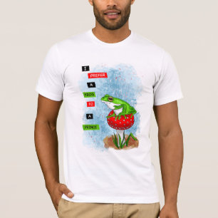 Ik heb liever een kikker dan een prins   Kikkerkun T-shirt