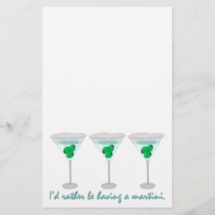Ik heb liever een martini. Papierwaren