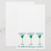 Ik heb liever een martini. Papierwaren (Voorkant / Achterkant)