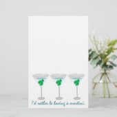 Ik heb liever een martini. Papierwaren (Staand voorkant)