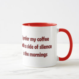 Ik heb liever mijn koffie mok