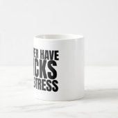 Ik heb liever snacks dan stress – Grappig voedsel Koffiemok (Center)