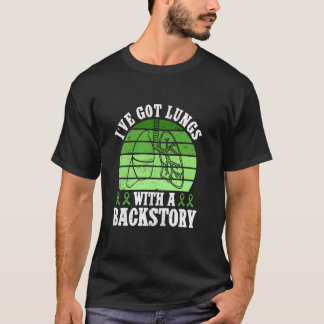 Ik heb longen met een achtergrondverhaal Longtran T-shirt