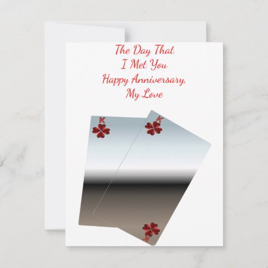 Ik heb Lucky Wenskaart Notitiekaartje (Achterkant)