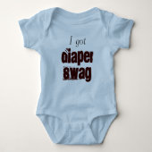 Ik heb luier Swag Romper (Voorkant)