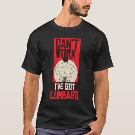 Ik heb Lumbago voor je oom met Ba. T-shirt (Voorkant)