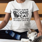 Ik heb maar één kat T-shirt