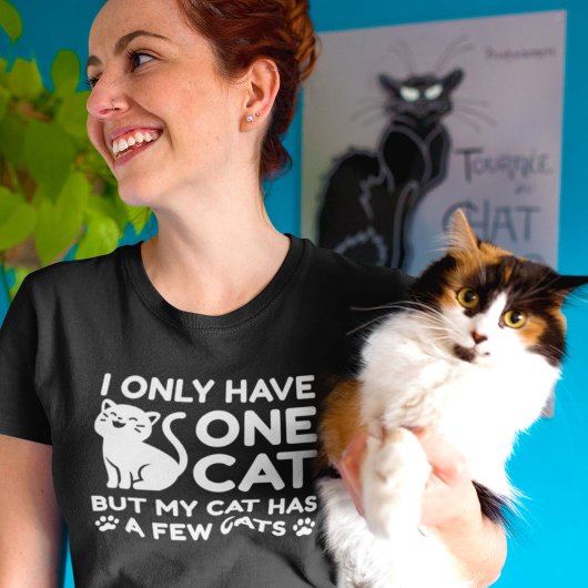 Ik heb maar één kat T-shirt