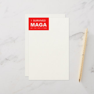 Ik heb MAGA overleefd Briefpapier