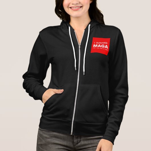 Ik heb MAGA overleefd Hoodie (Voorkant)