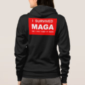 Ik heb MAGA overleefd Hoodie (Achterkant)