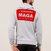 Ik heb MAGA overleefd Hoodie (Achterkant)