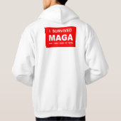 Ik heb MAGA overleefd Hoodie (Achterkant)