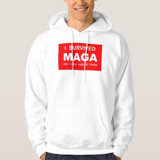 Ik heb MAGA overleefd Hoodie (Voorkant)