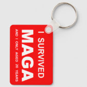 Ik heb MAGA overleefd Sleutelhanger (Achterkant)