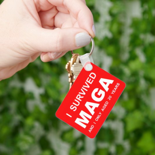 Ik heb MAGA overleefd Sleutelhanger (Hand)