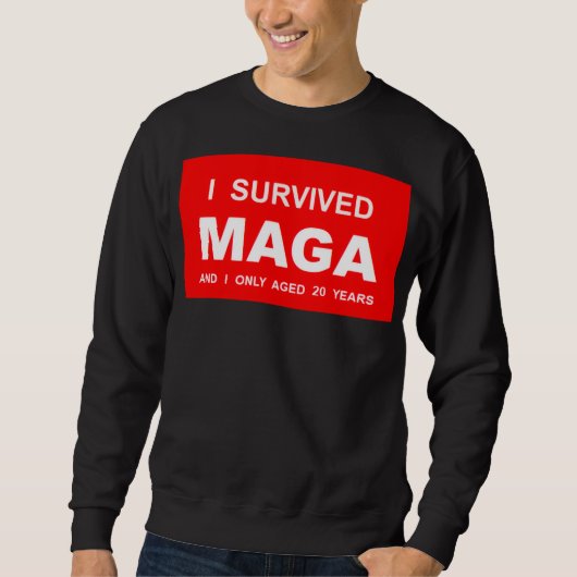 Ik heb MAGA overleefd Trui (Voorkant)