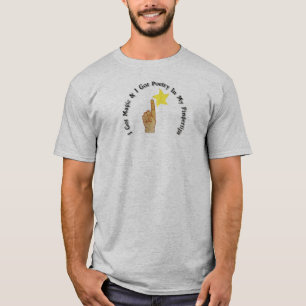 Ik heb magie en ik heb poëzie in mijn vingertoppe t-shirt