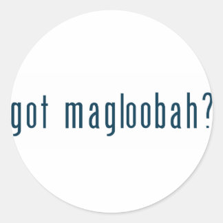 Ik heb Magloobah Ronde Sticker