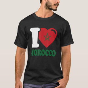 Ik heb Marokko gehoord. Mooie Marokkaanse vlag - I T-shirt