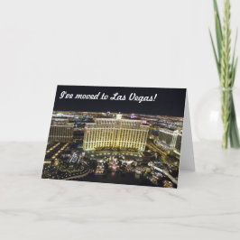 Ik heb me aan Las Vegas bewogen Aankondiging