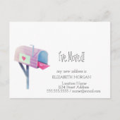 Ik heb me beweegt, het Nieuwe Adres van de Brieven Aankondigingskaart (Voorkant)